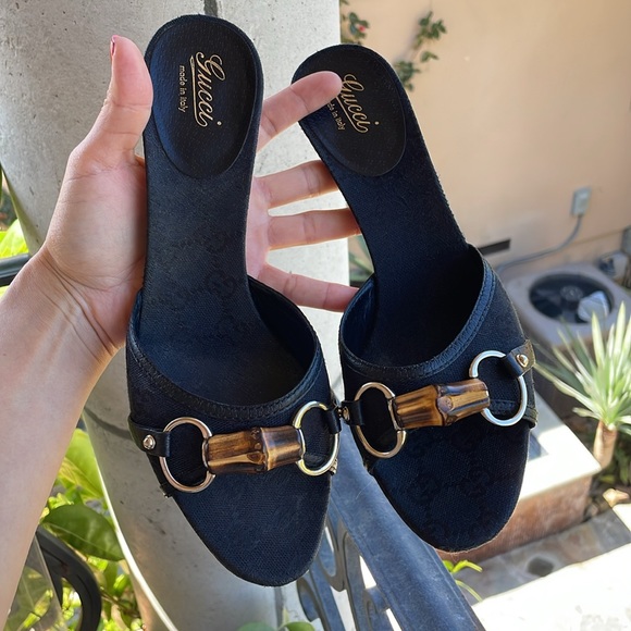 Gucci black bamboo heels - Picture 15 of 16